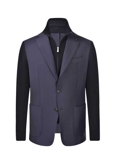 Giacca Gran Sasso uomo 2312158221 blu lana tecnica Gran sasso | Giacche | 2312158221598